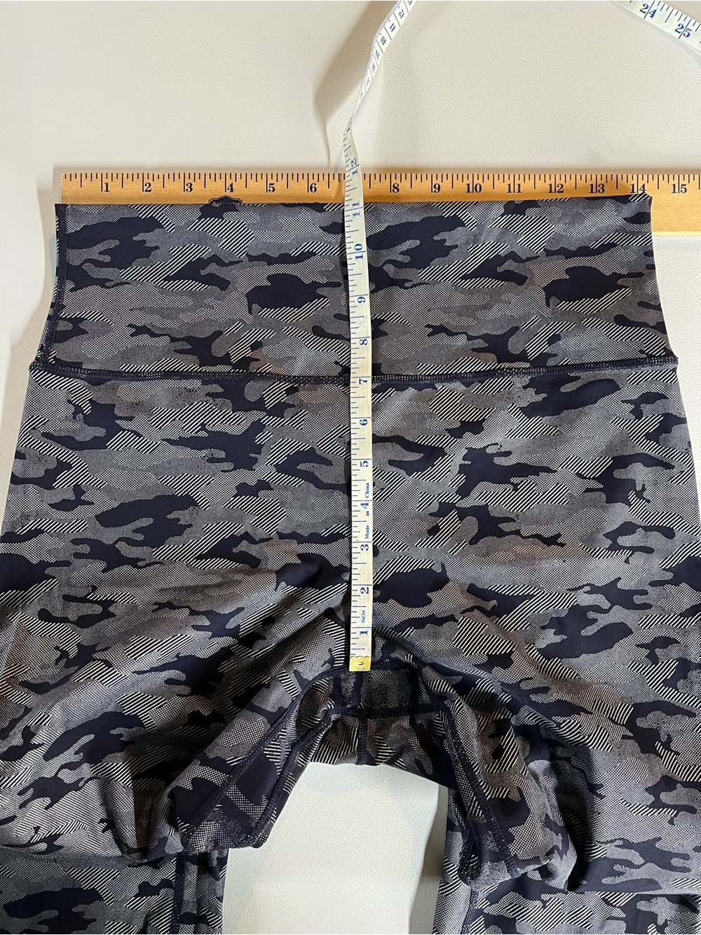 Zyia Active Navy Silver Camo Supreme Hi Rise 7/8 Length Womens 16-18 - Picture 7 of 8
